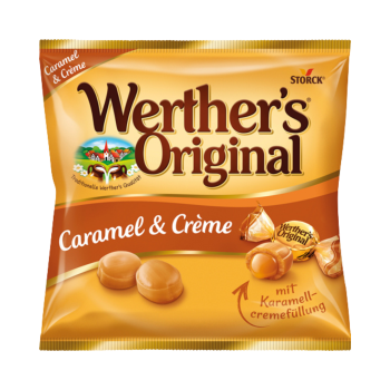 Storck Werthers Original Caramel und Creme, Sahnebonbons, 225g